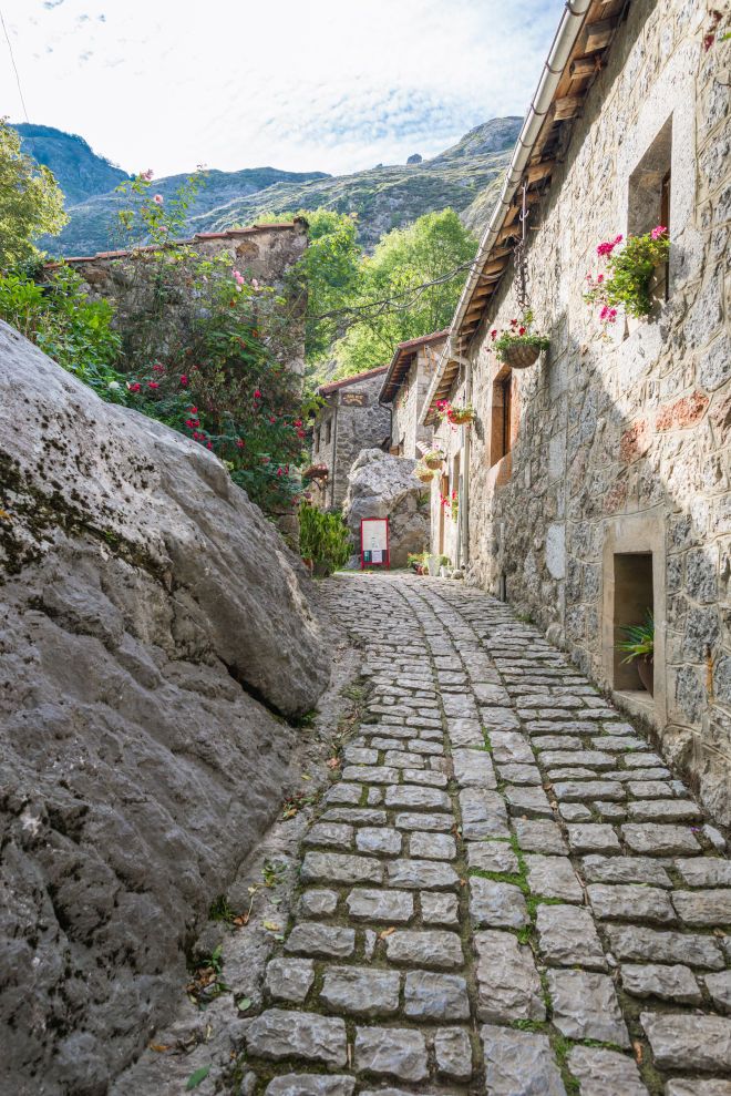 Carretera en los Picos de Europa