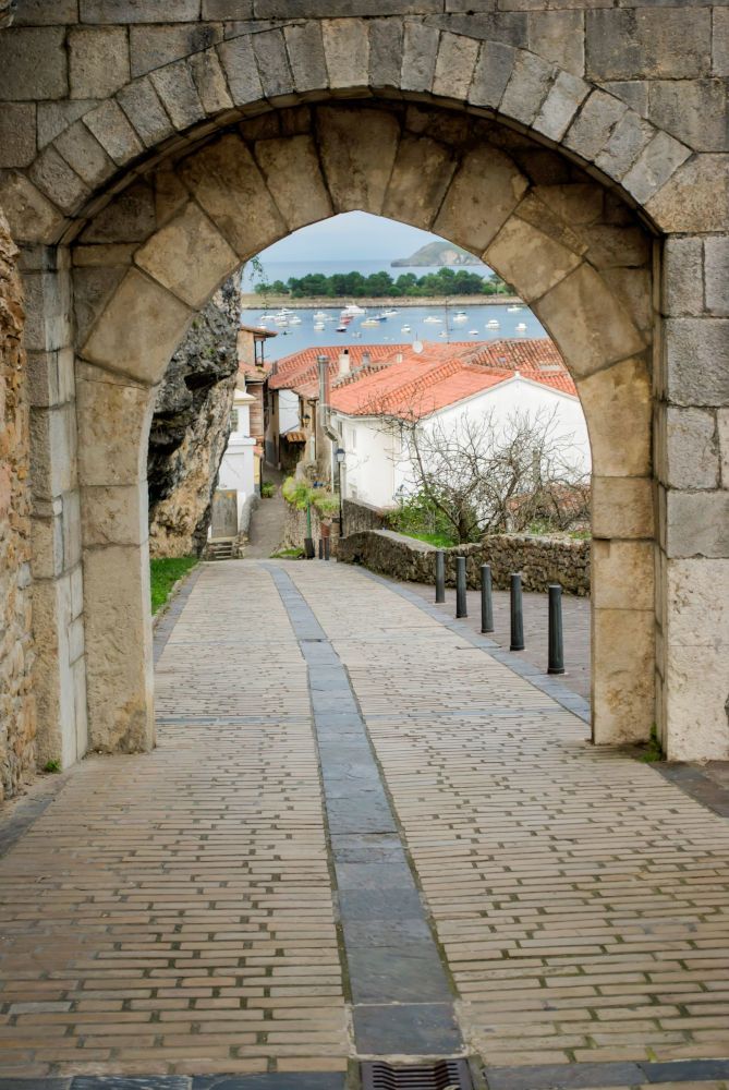 Una calle bonito en Cantabria