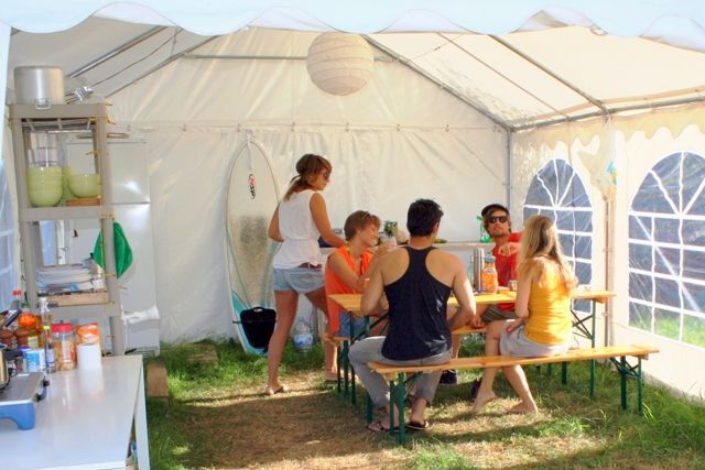 carpa glamping elementsurf surfcamp cantabria