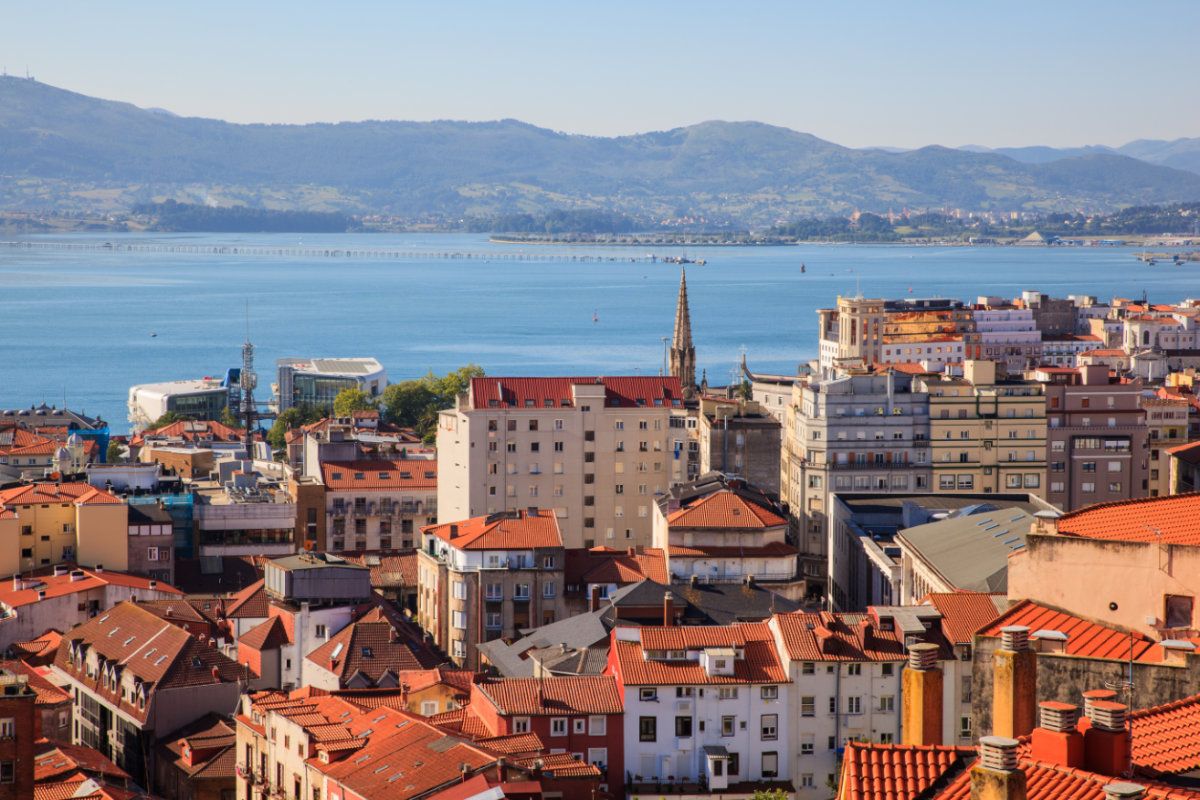 Vista de la ciudad de Santander 