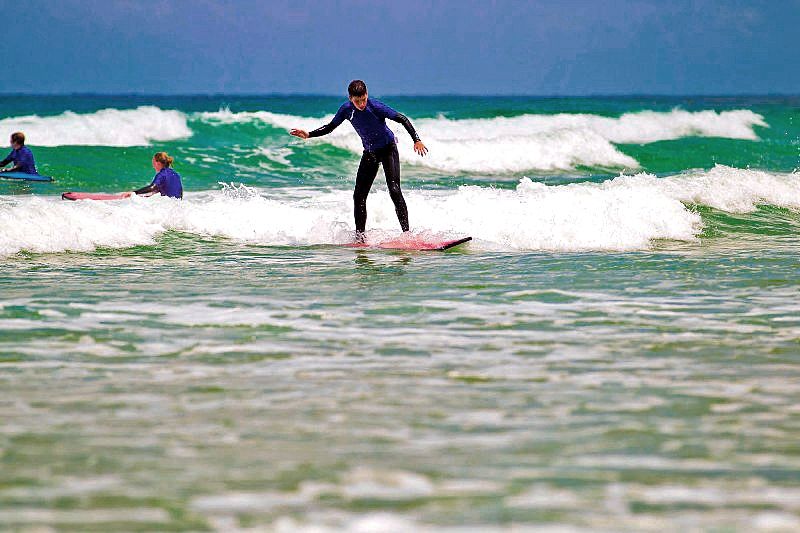 primeros logros curso de surf